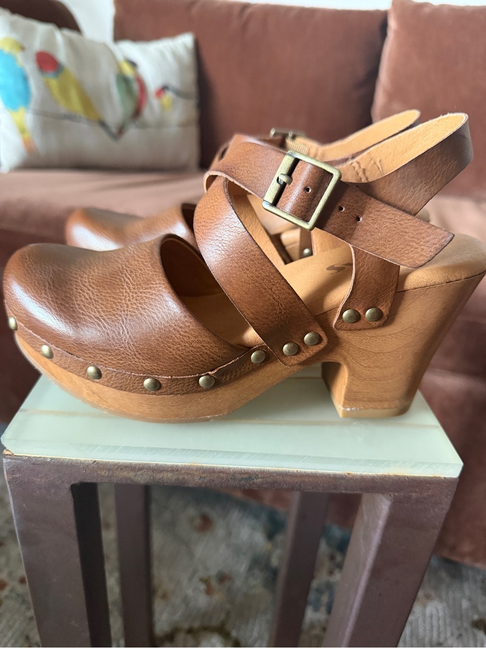 Korks brown clog - never worn!